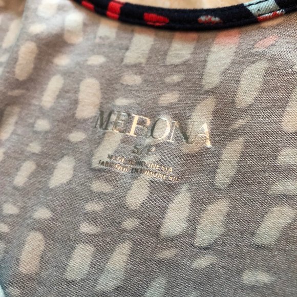 Navy, Red, White Belted Maxi Dress - Picture 10 of 12